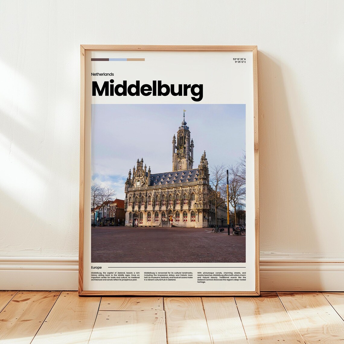 Middelburg Poster Print Photo Netherlands Travel Gift
