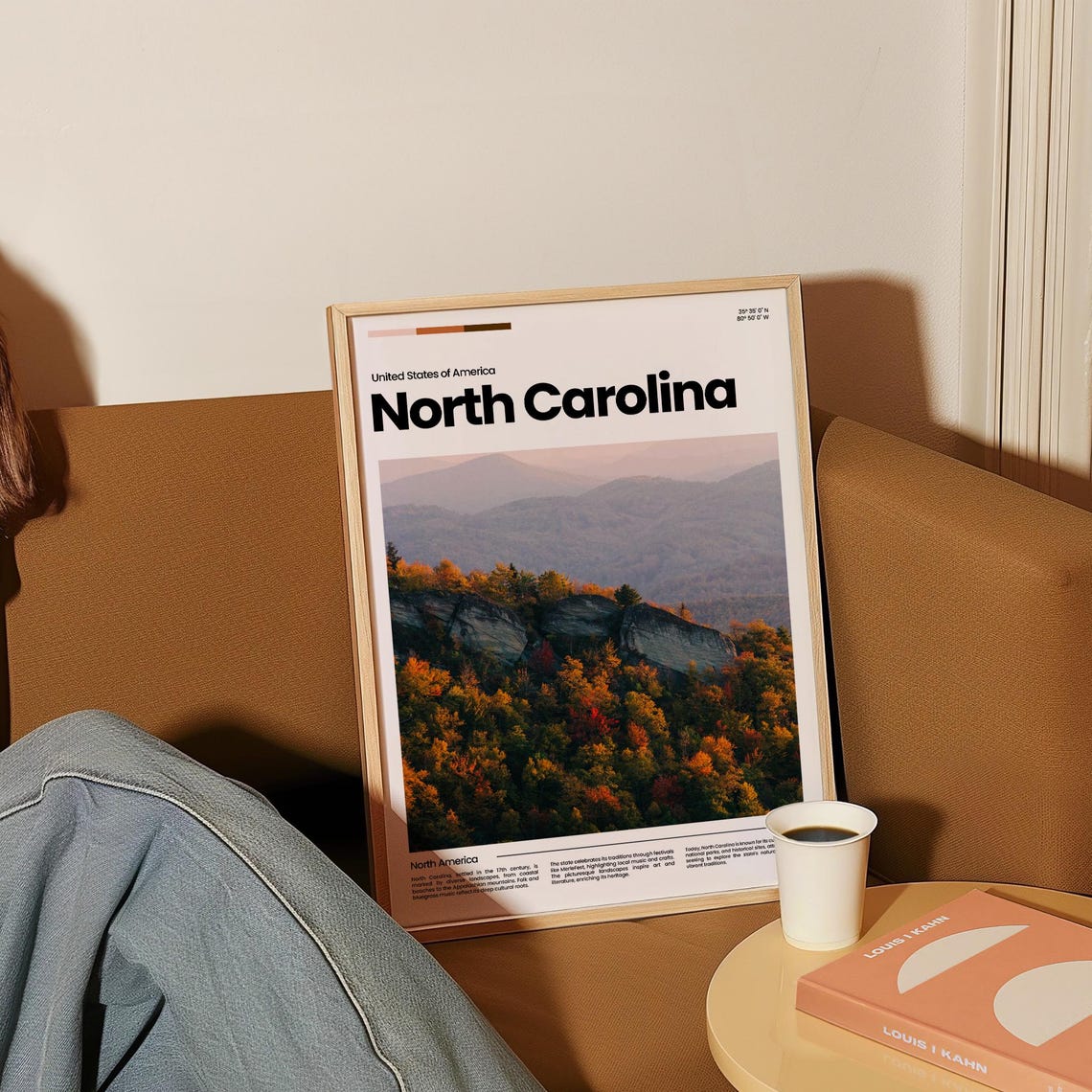 North Carolina Travel Poster North Carolina Poster North Carolina Photo Poster North Carolina Art Print Usa Poster Travel Gift - Image 4