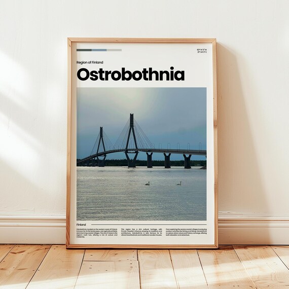 Ostrobothnia Poster Print Photo Finland Wall Art Travel Gift
