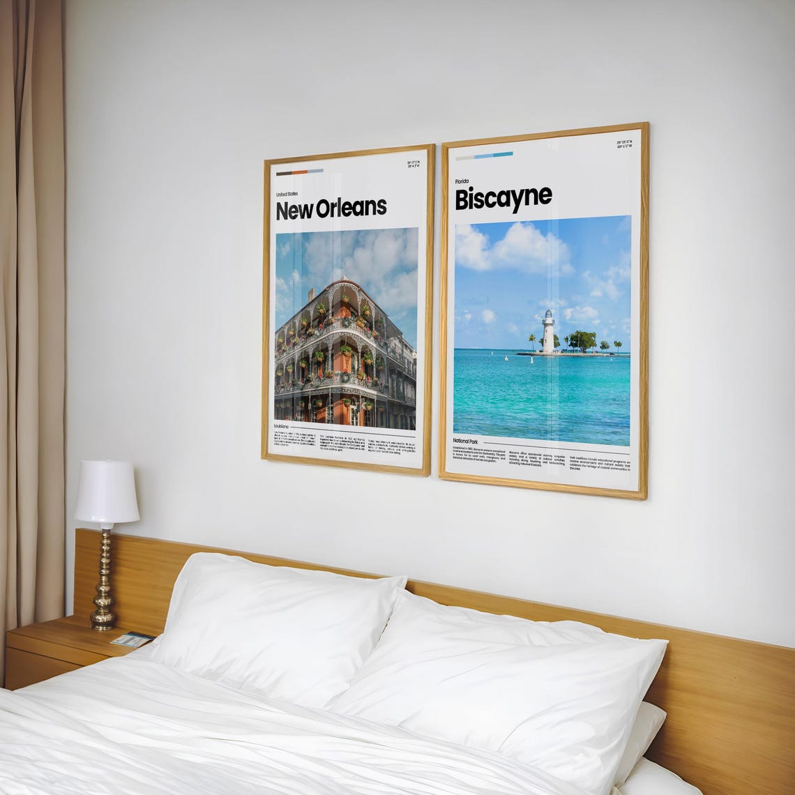 Biscayne National Park Florida Lighthouse Turquoise Water Scene Poster - Image 2