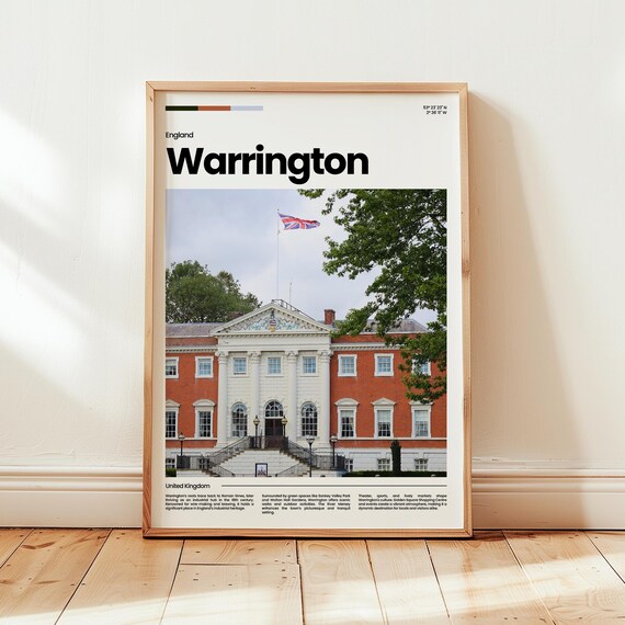Warrington Poster Print Photo Wall Art England Travel Gift