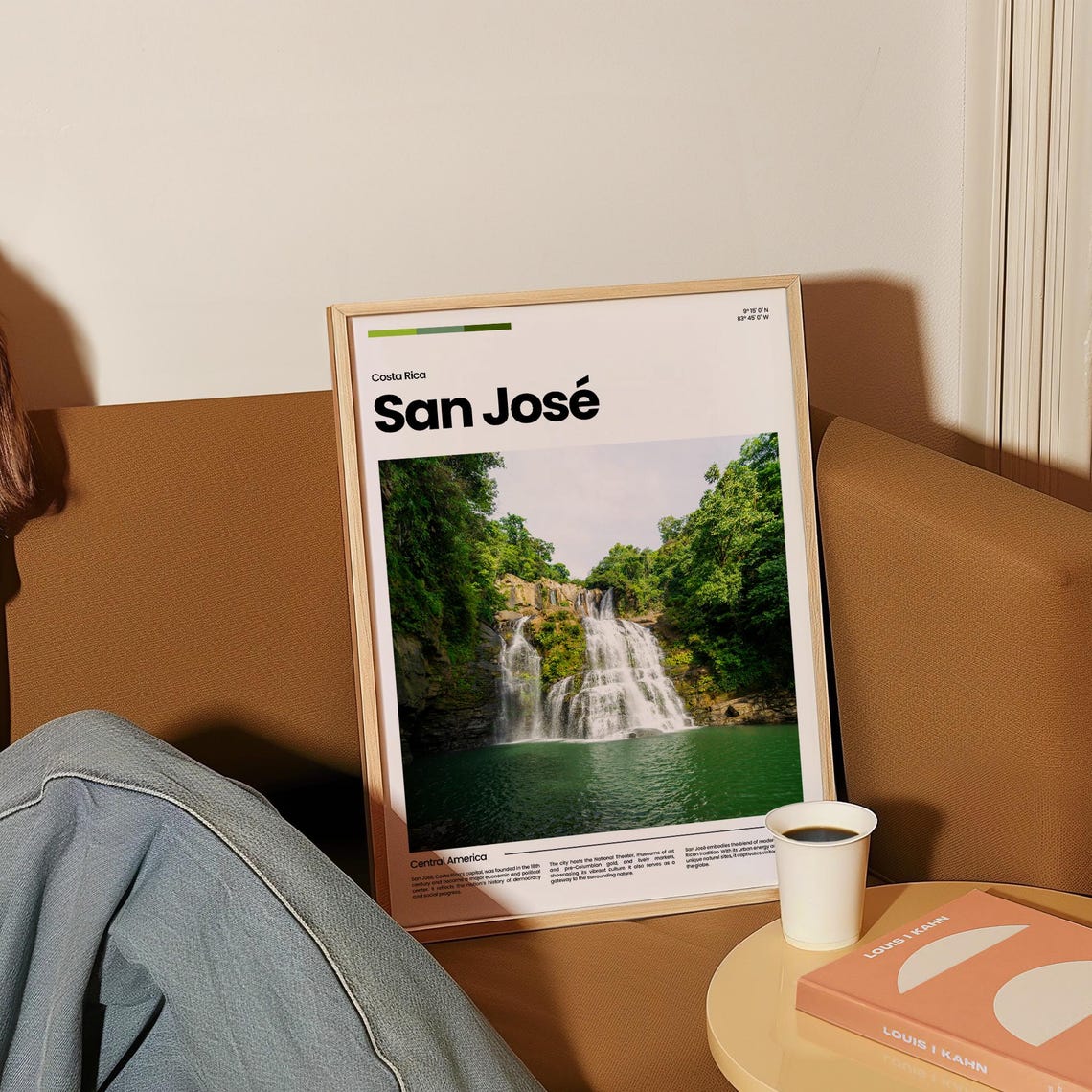San Jose Waterfall Jungle Cascade Costa Rica Central America Poster - Image 4