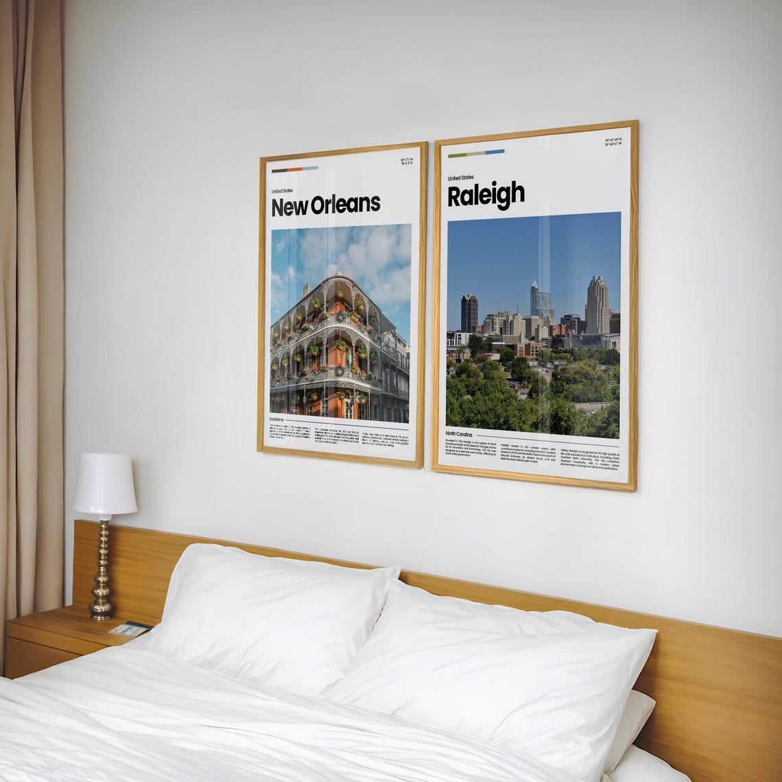 Raleigh Travel Poster Raleigh Poster Raleigh Photo Poster Raleigh Art Print Raleigh Art Usa Poster Usa Travel Poster Travel Gift - Image 2