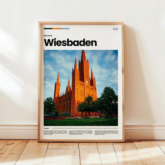 Wiesbaden Poster Print Photo Wall Art Germany Travel Gift