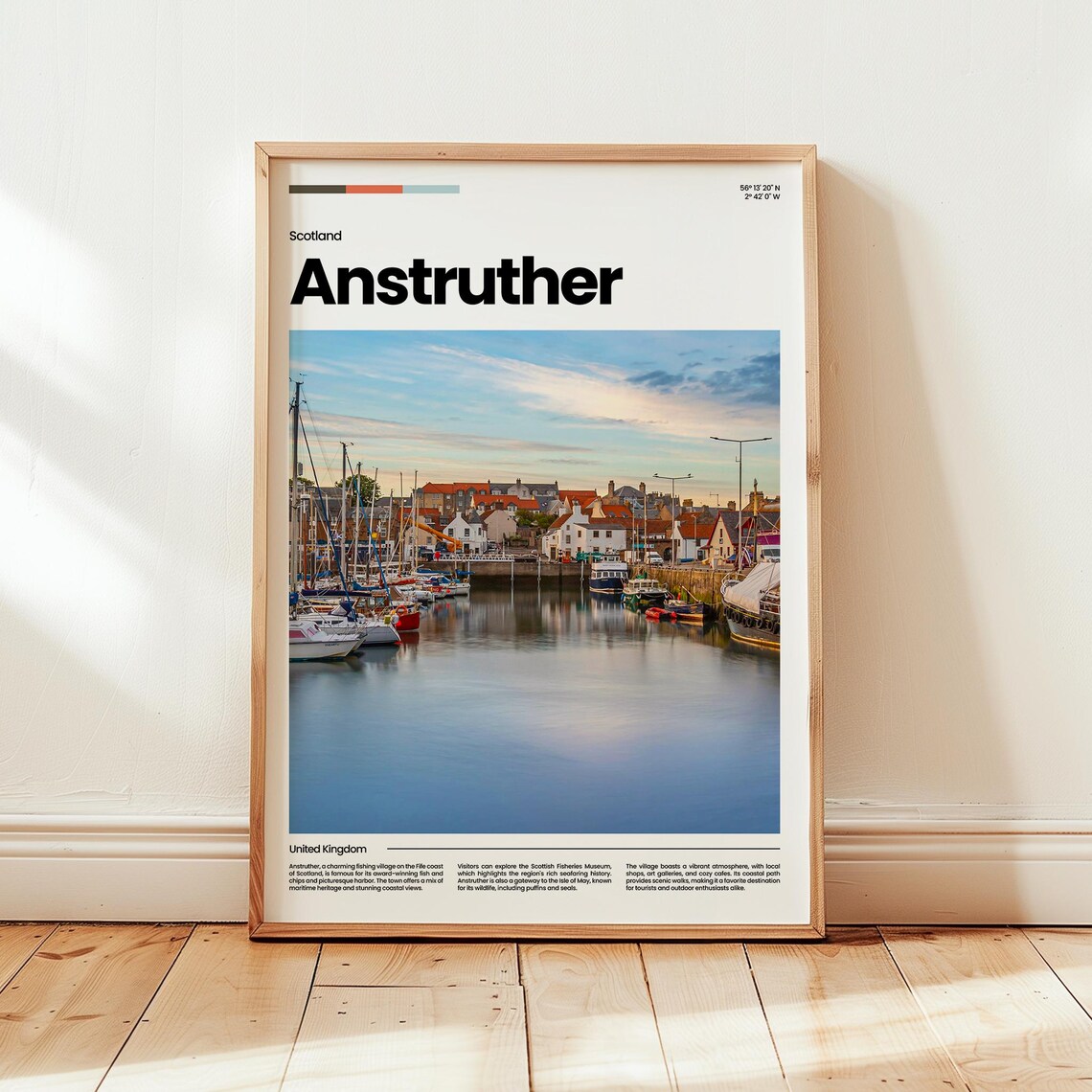 Anstruther Poster Print Photo Wall Art Scotland Travel Gift