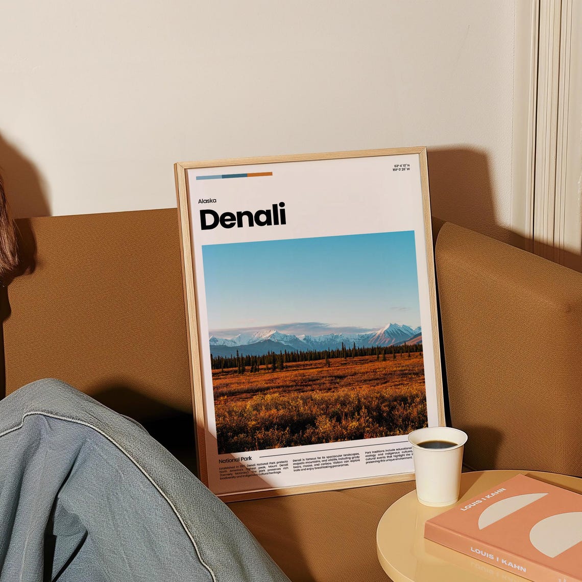 Denali Travel Poster Denali Poster Denali Photo Poster Denali Art Print Denali National Park Usa Poster Usa Travel Poster Travel Gift - Image 4