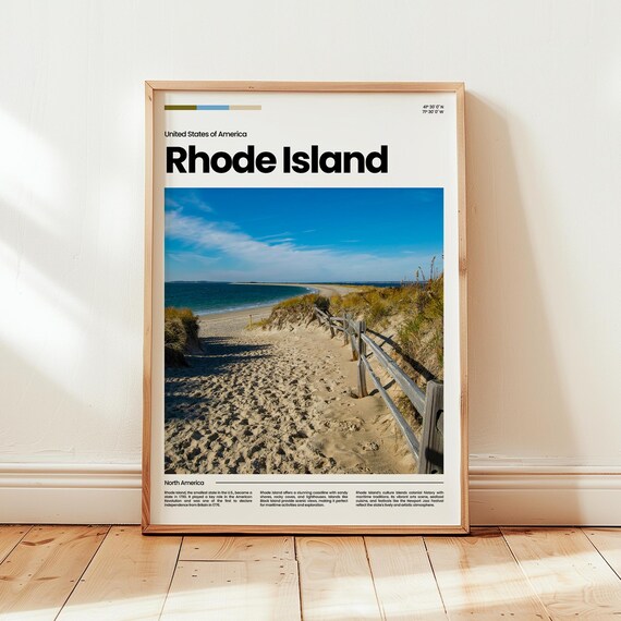 Rhode Island Poster Print Photo United States Travel Gift