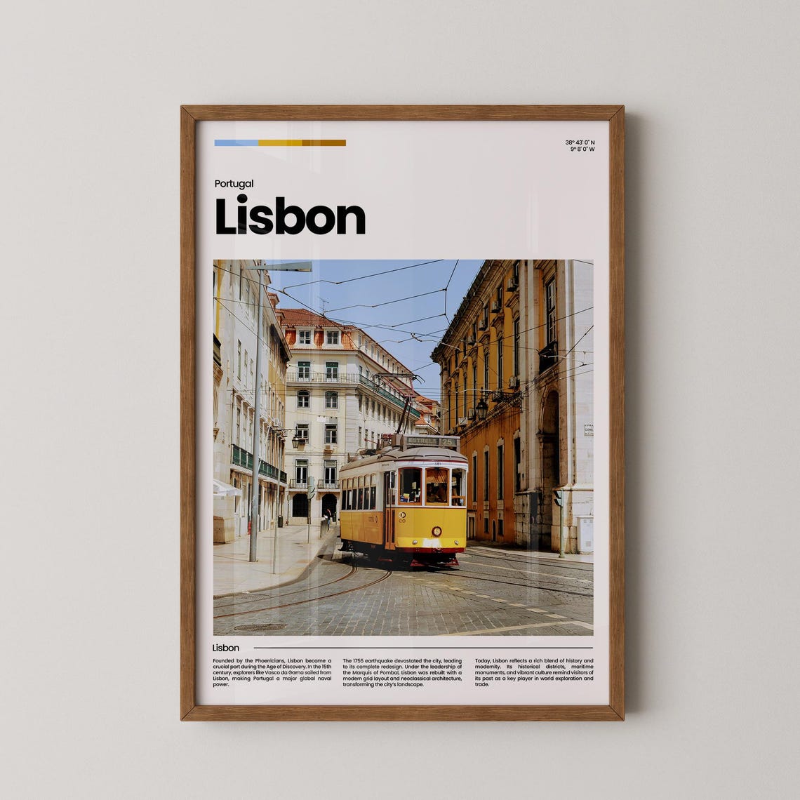 Lisbon Travel Poster Lisbon Poster Lisbon Photo Poster Lisbon Art Print Lisbon Art Portugal Poster Portugal Travel Poster Travel Gift