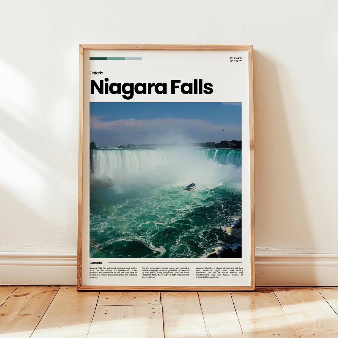 Niagara Falls Poster Print Photo Canada Travel Gift