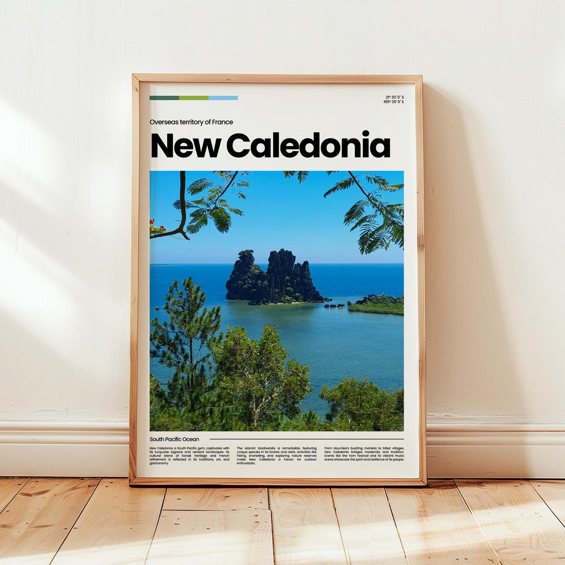 New Caledonia Poster Print Photo France Travel Gift