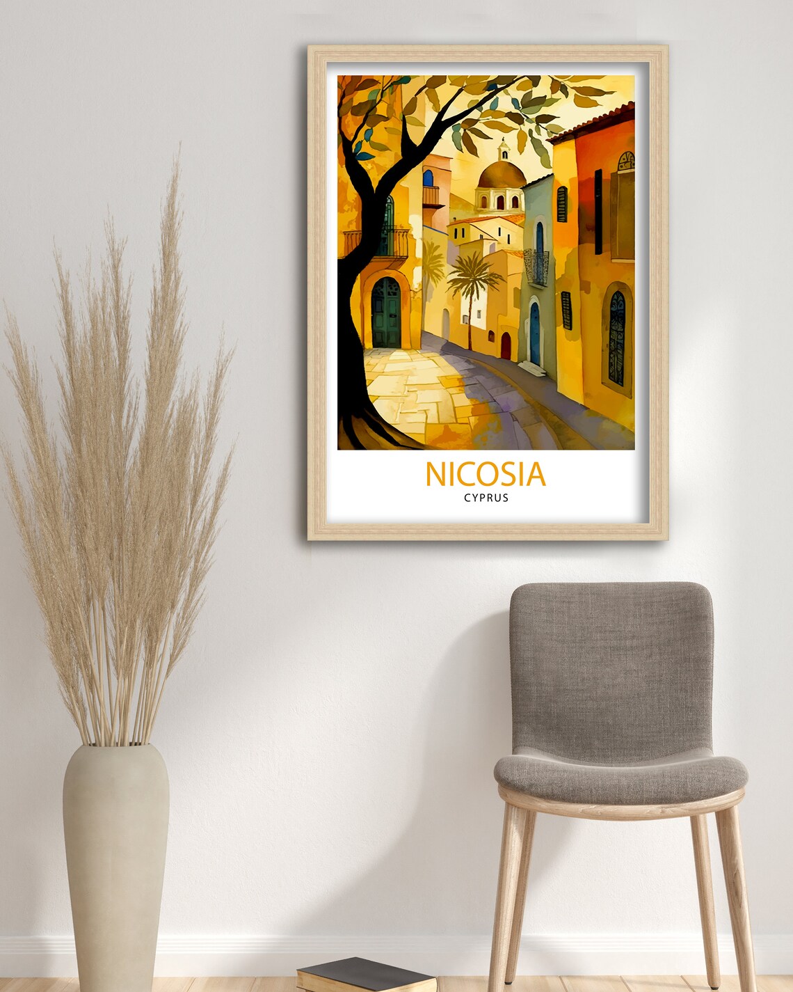 Nicosia Cyprus Travel Poster, Home Decor - Image 3