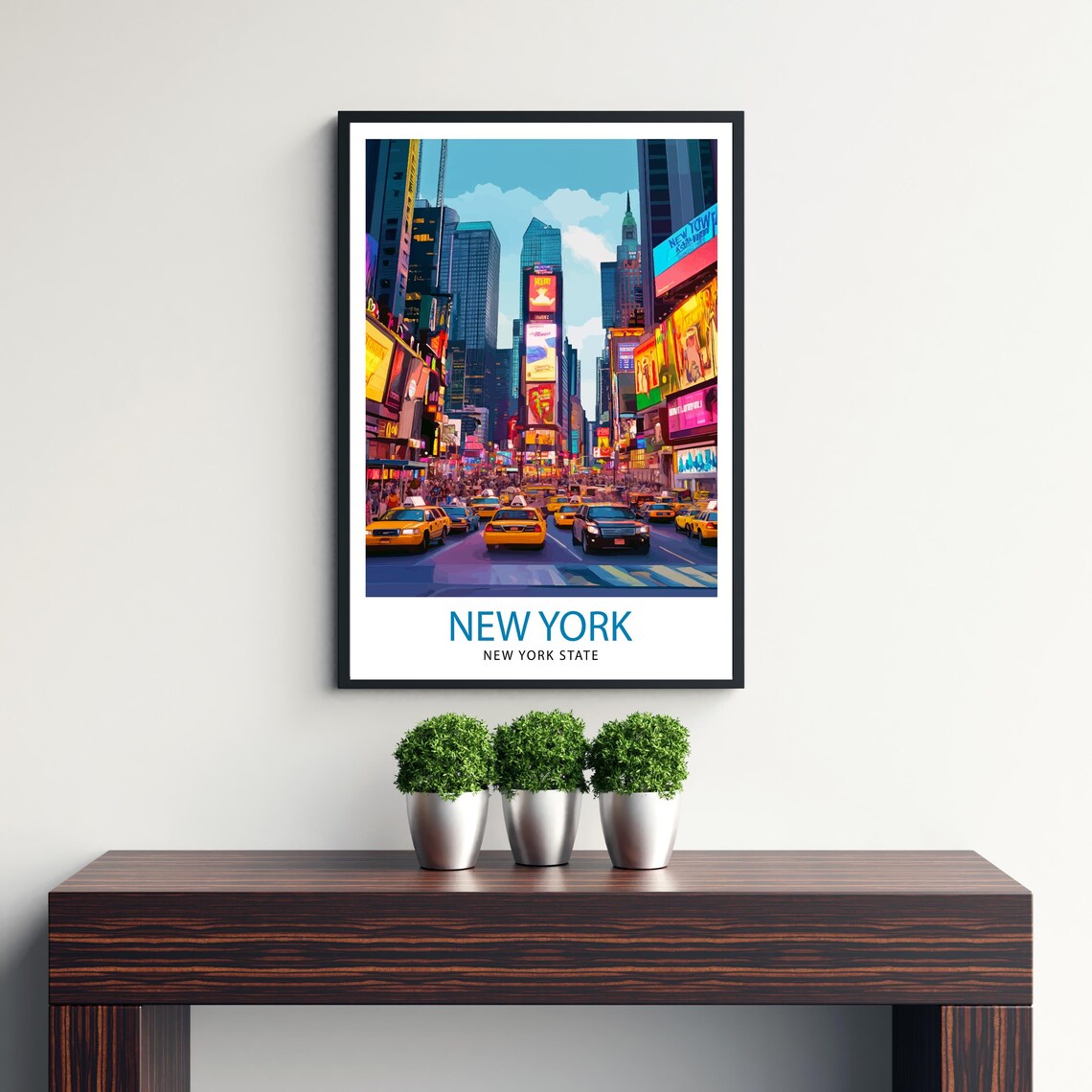 New York City Travel Poster, Urban Wall Decor - Image 3