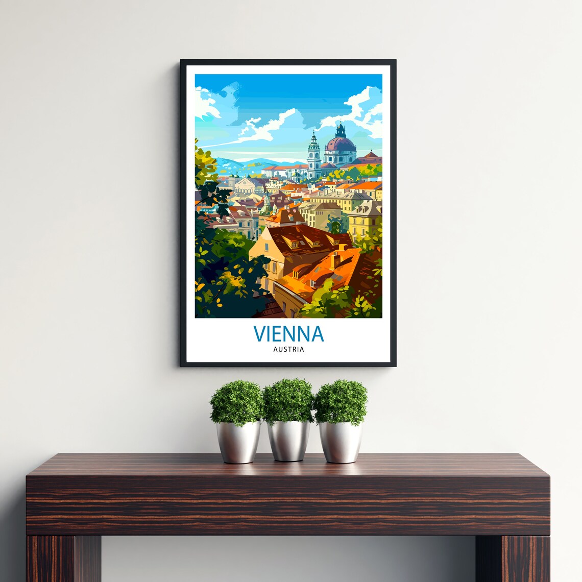 Vienna Austria Vintage Travel Poster, Wall Decor - Image 3