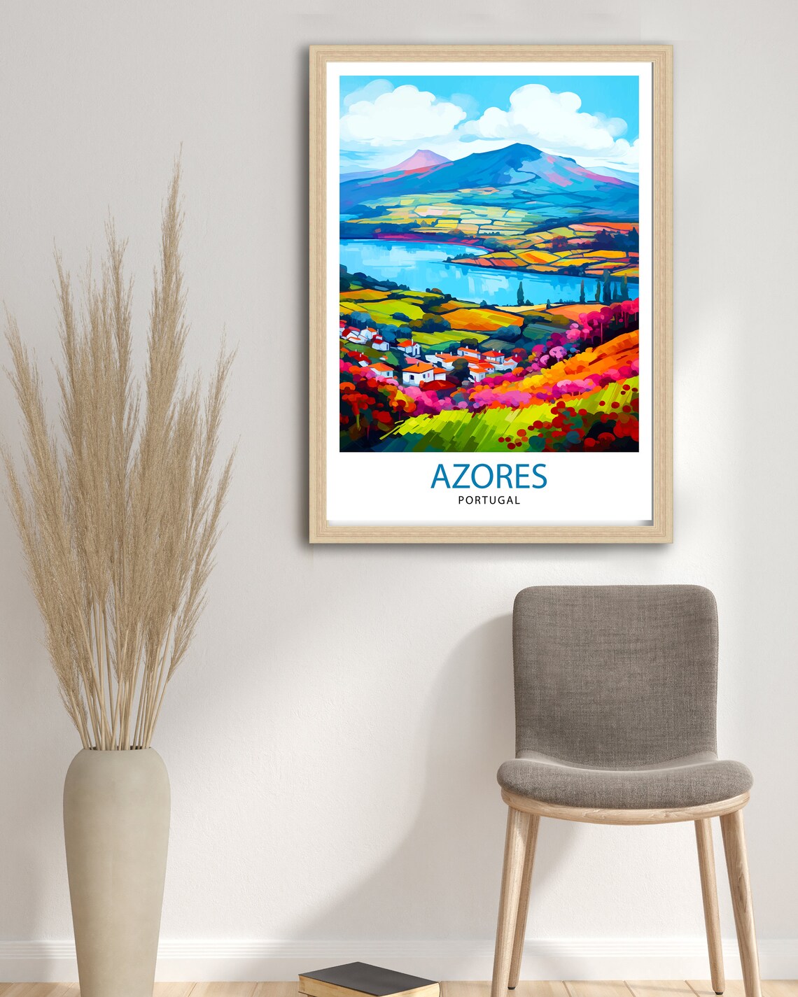 Azores Portugal Travel Poster, European Island Decor - Image 2