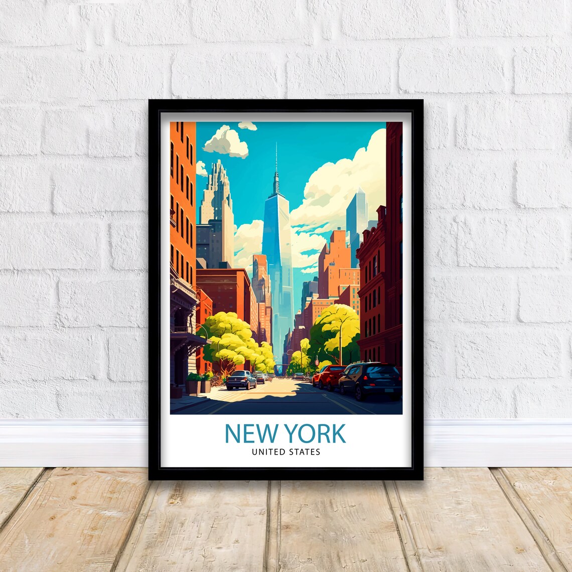 New York City Travel Poster, NYC Illustration - Image 3