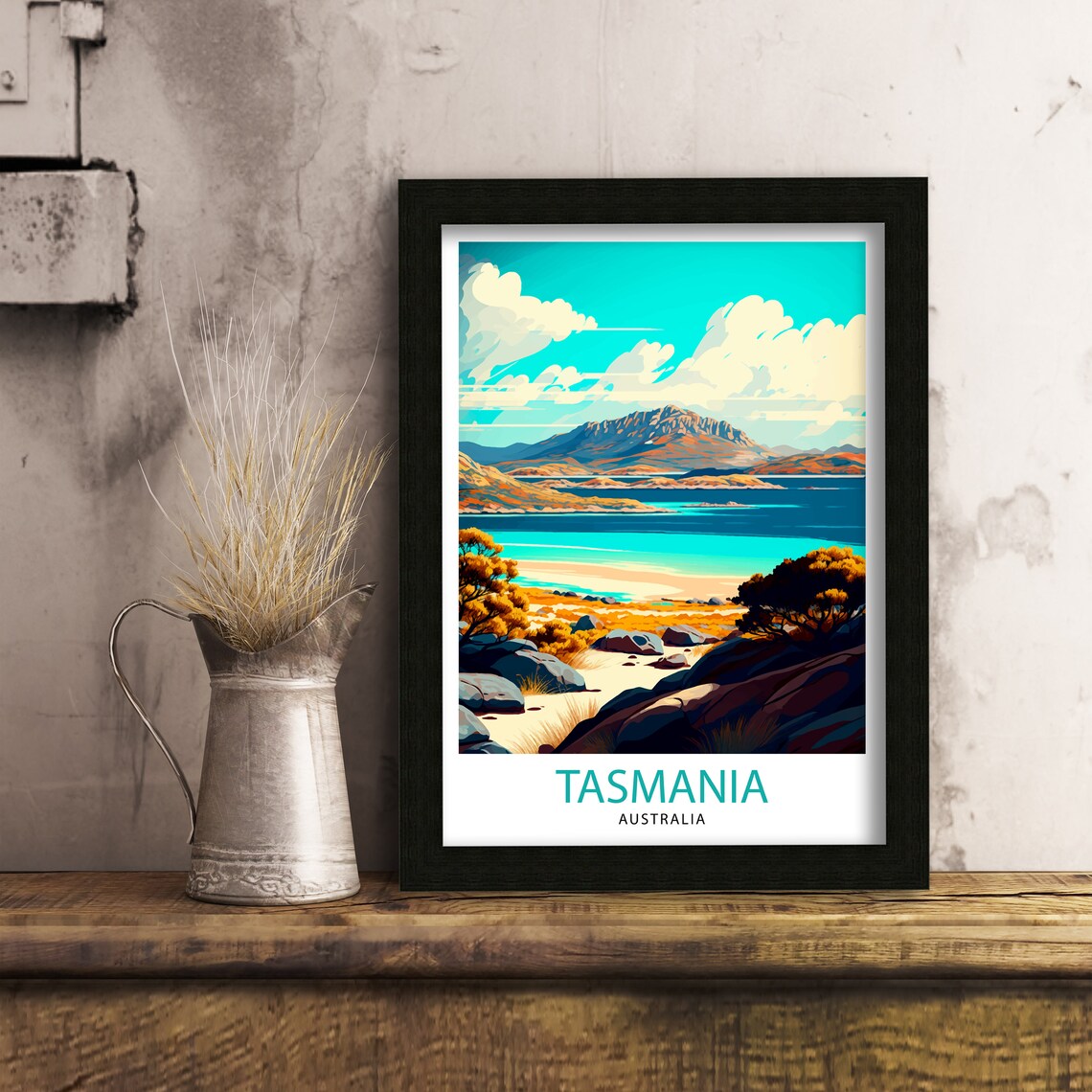 Tasmania Travel Poster, Australia Home Decor Art Print - Image 2