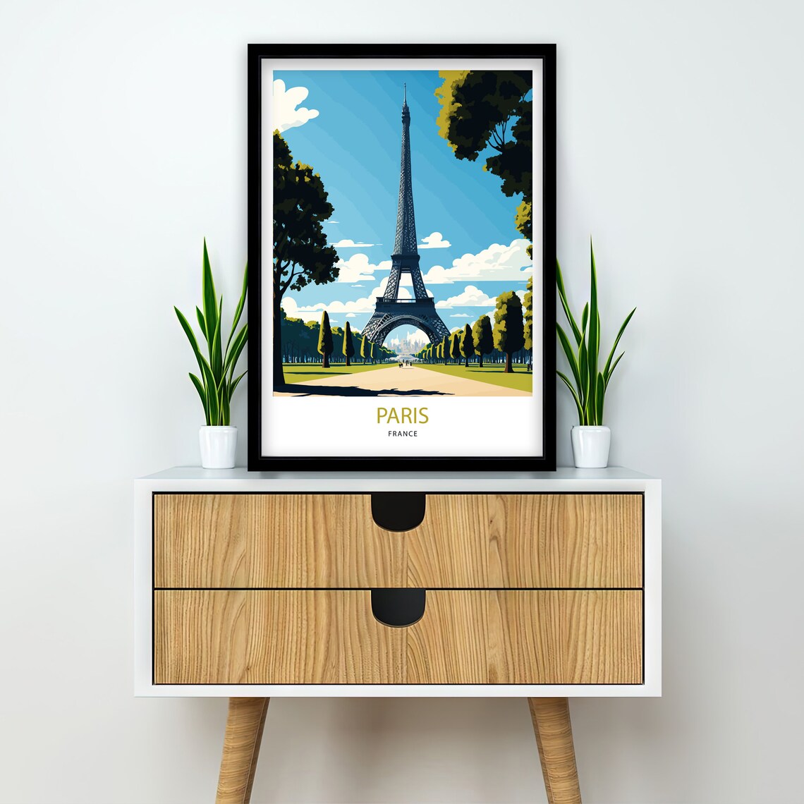 Paris Travel Print, Eiffel Tower Wall Art - Image 2