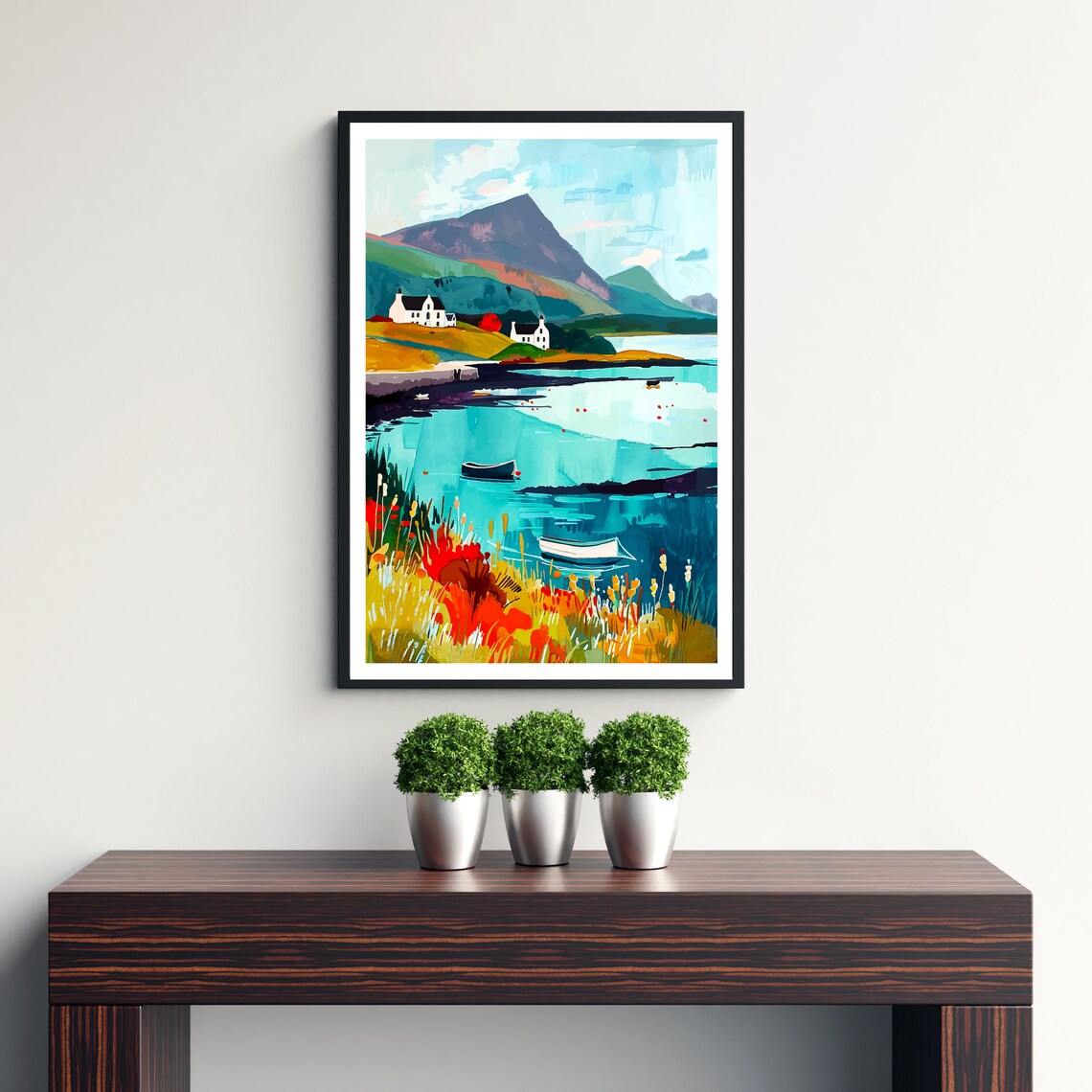 Isle Of Arran Scotland Travel Poster, Scottish Art - Image 3