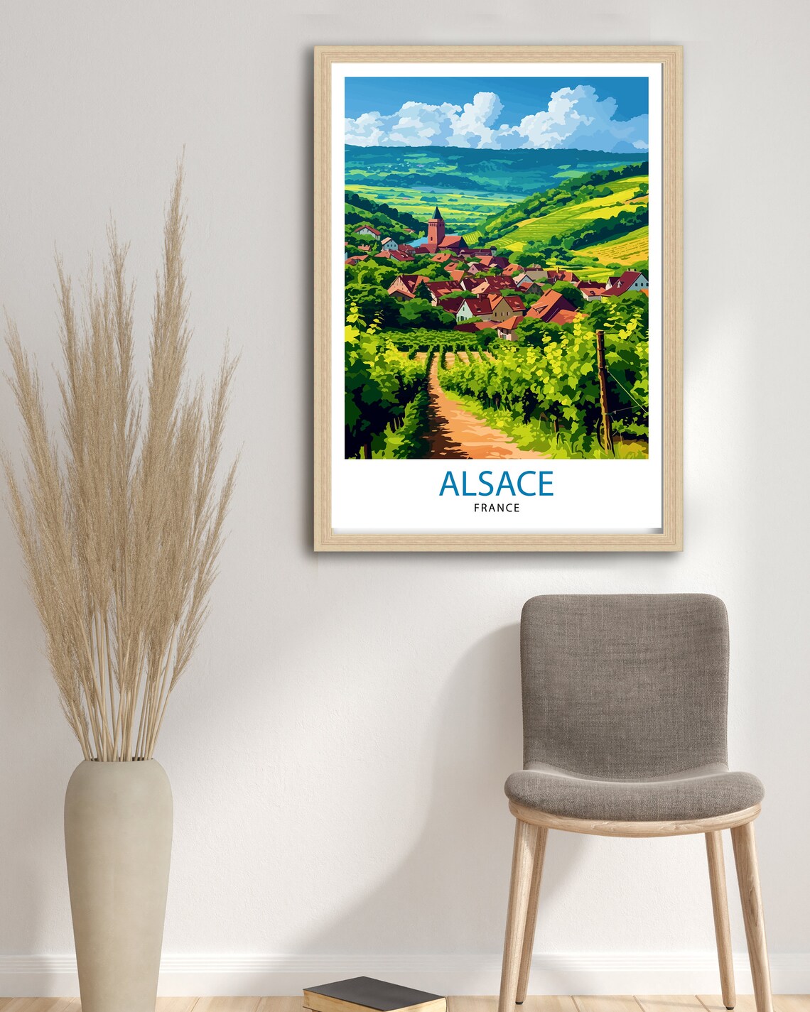 Alsace France Travel Poster, Europe Wall Art - Image 2