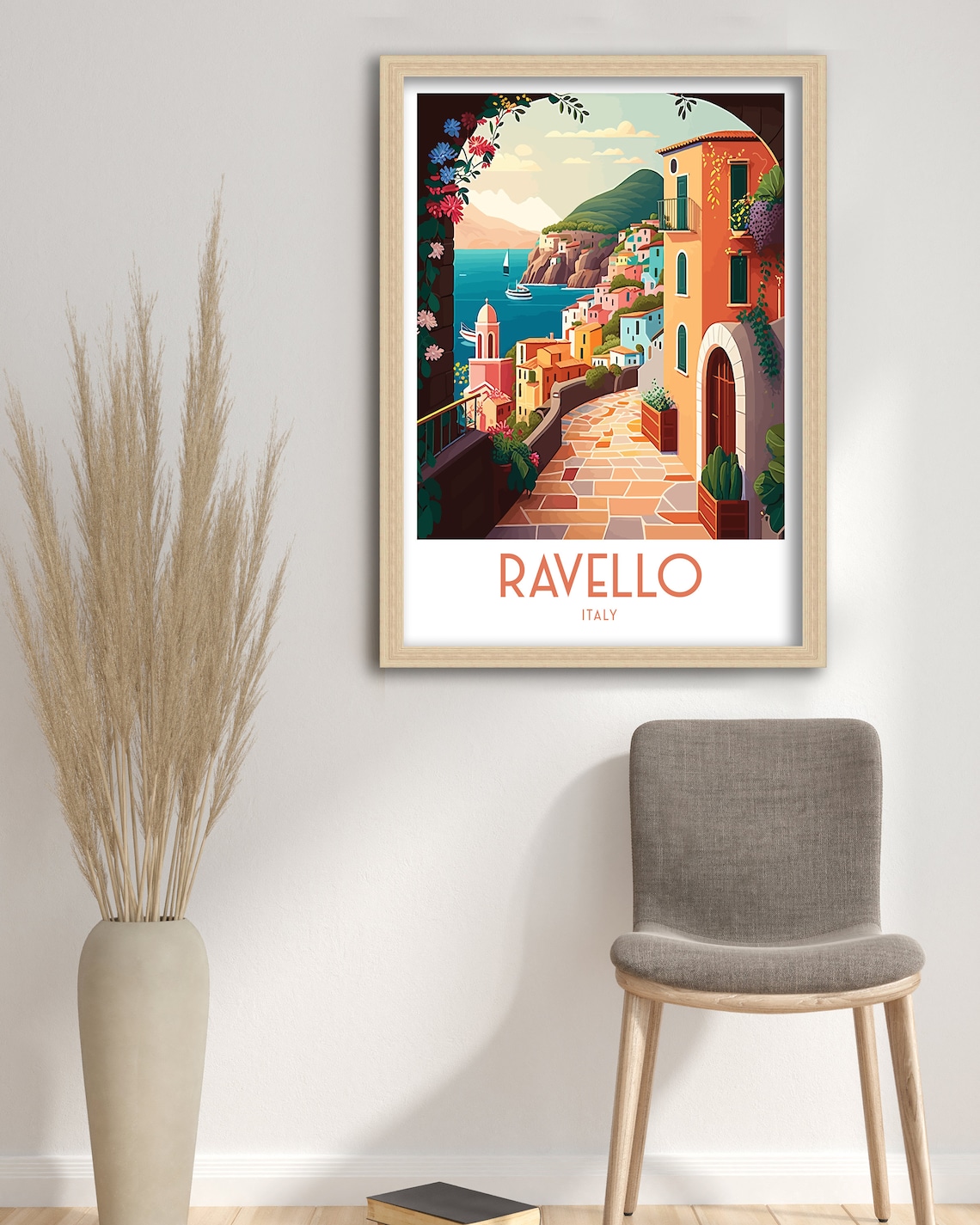 Ravello Italy Travel Poster, Italy Wall Decor - Image 3