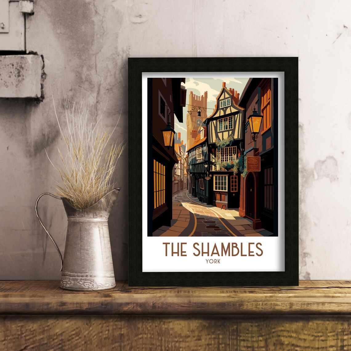 York Travel Poster, York Minster Yorkshire Print - Image 3