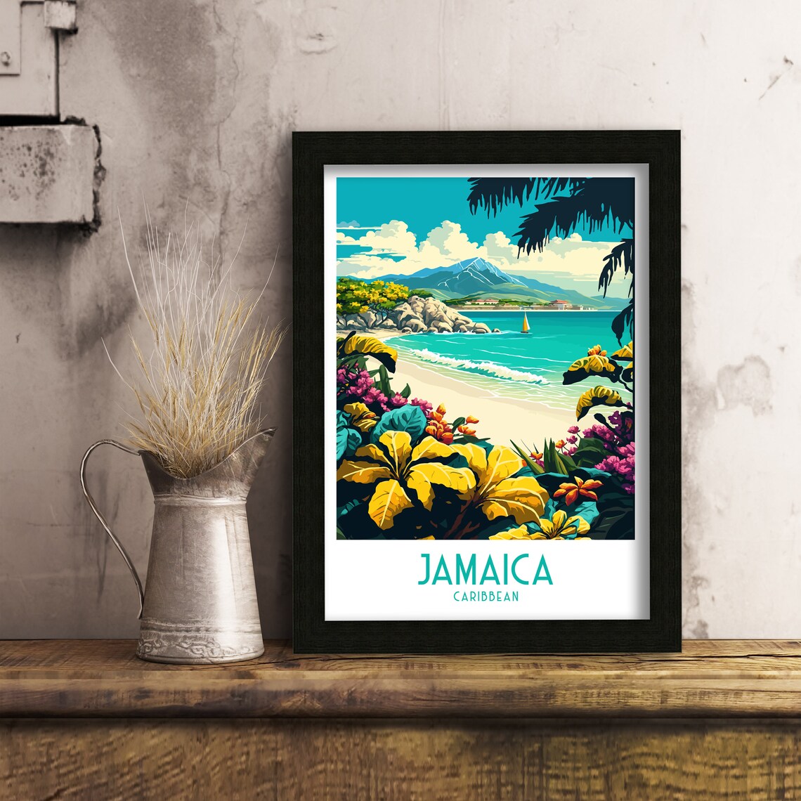 Jamaica Vintage Travel Poster, Wall Art Print - Image 3