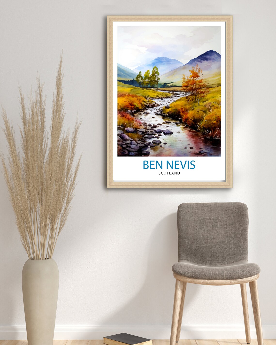 Ben Nevis Scottish Mountain Decor Poster - Image 3