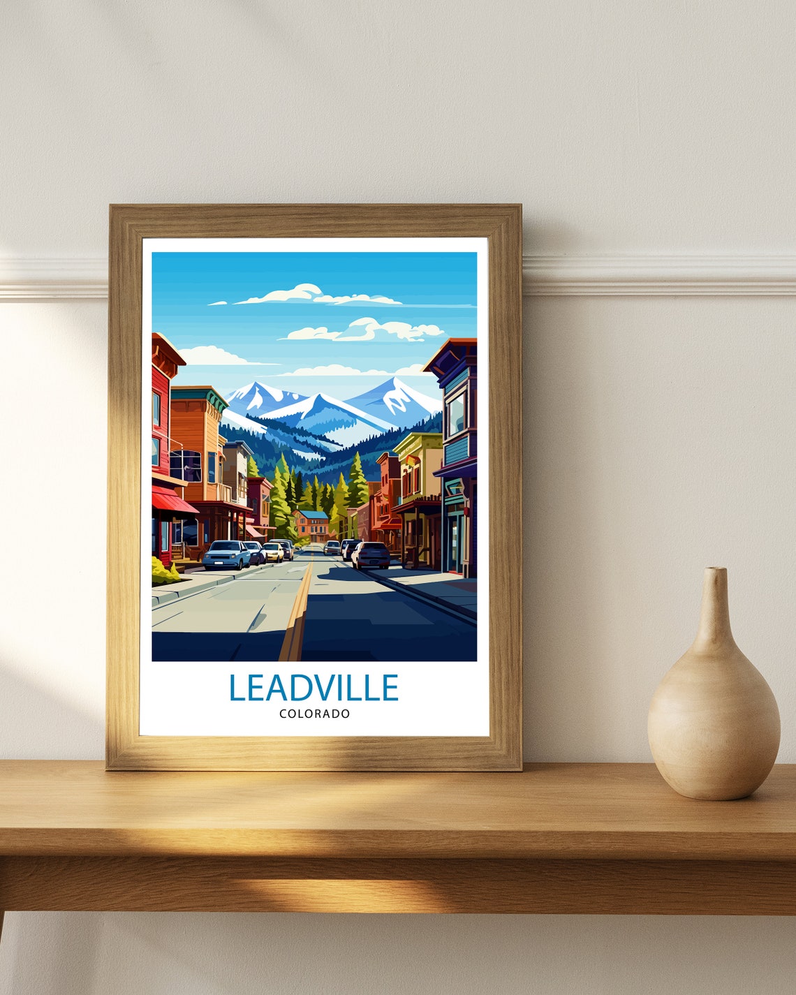 Telluride Colorado Travel Print Colorado Wall Decor Telluride Poster Rocky Mountain Travel Prints Colorado Art Print Telluride - Image 2
