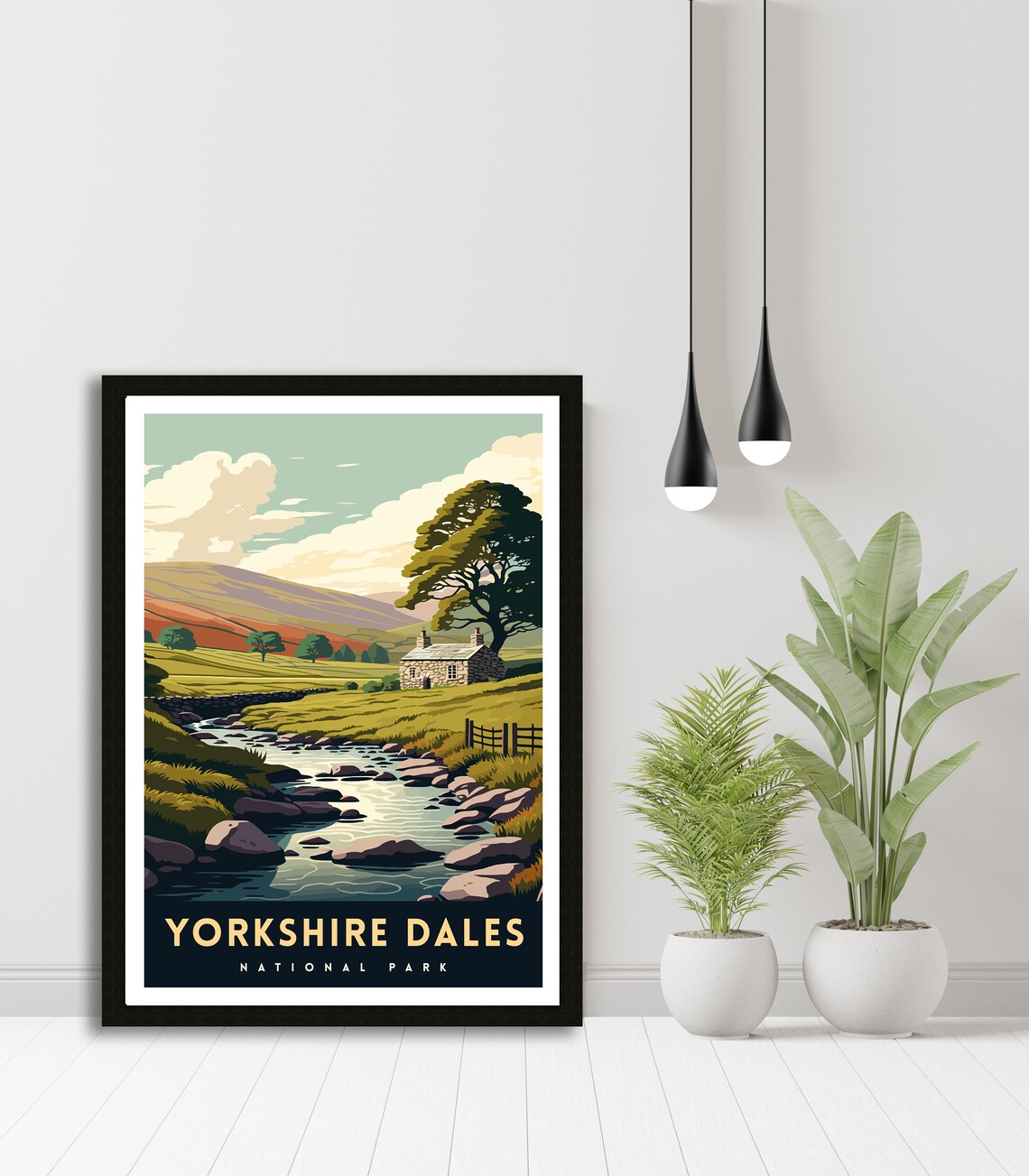 Yorkshire Dales Travel Poster, National Park Print - Image 2