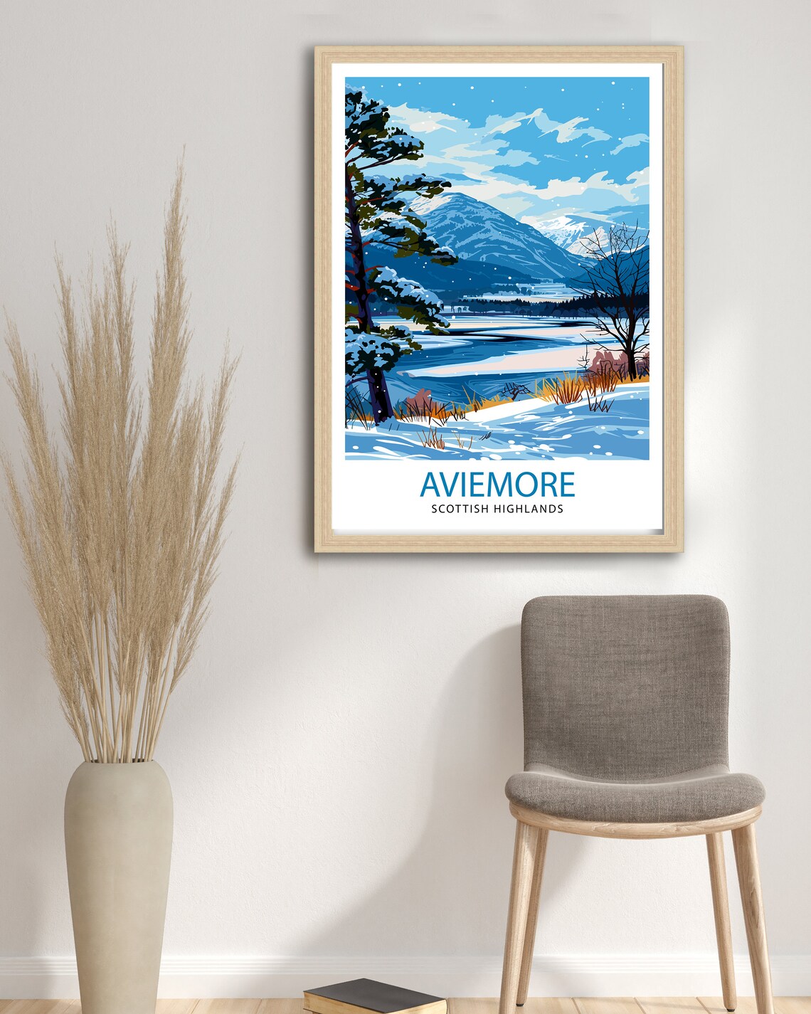 Aviemore Scotland Travel Poster, Cairngorms Park - Image 2