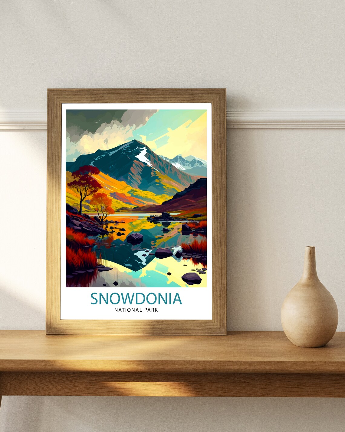 Snowdonia National Park Travel Poster, Home Decor - Image 2