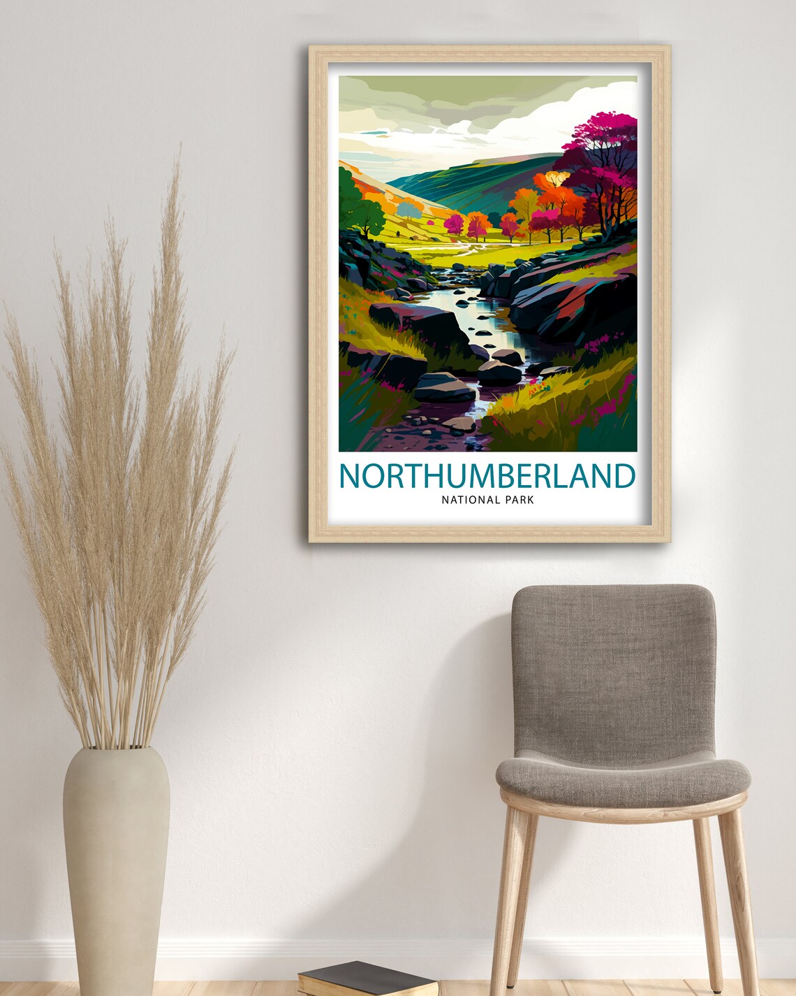 Northumberland National Park Travel Poster, Wall Decor - Image 3