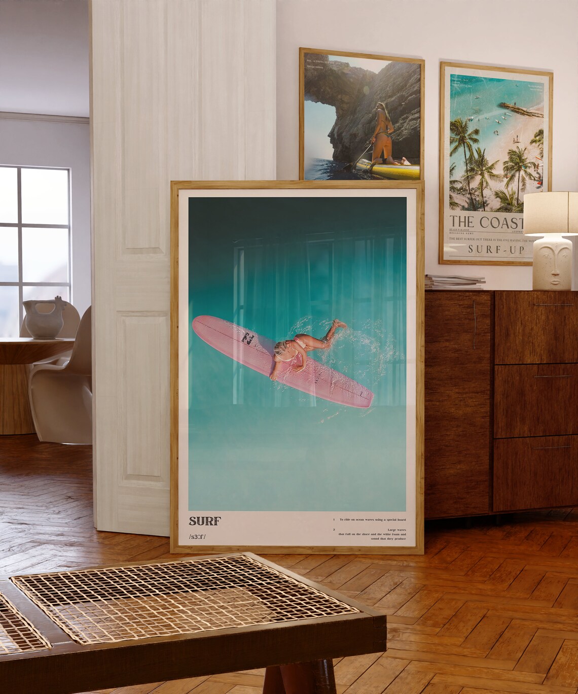 Surf Definition Wall Art, Chic Coastal Poster Print - Image 2