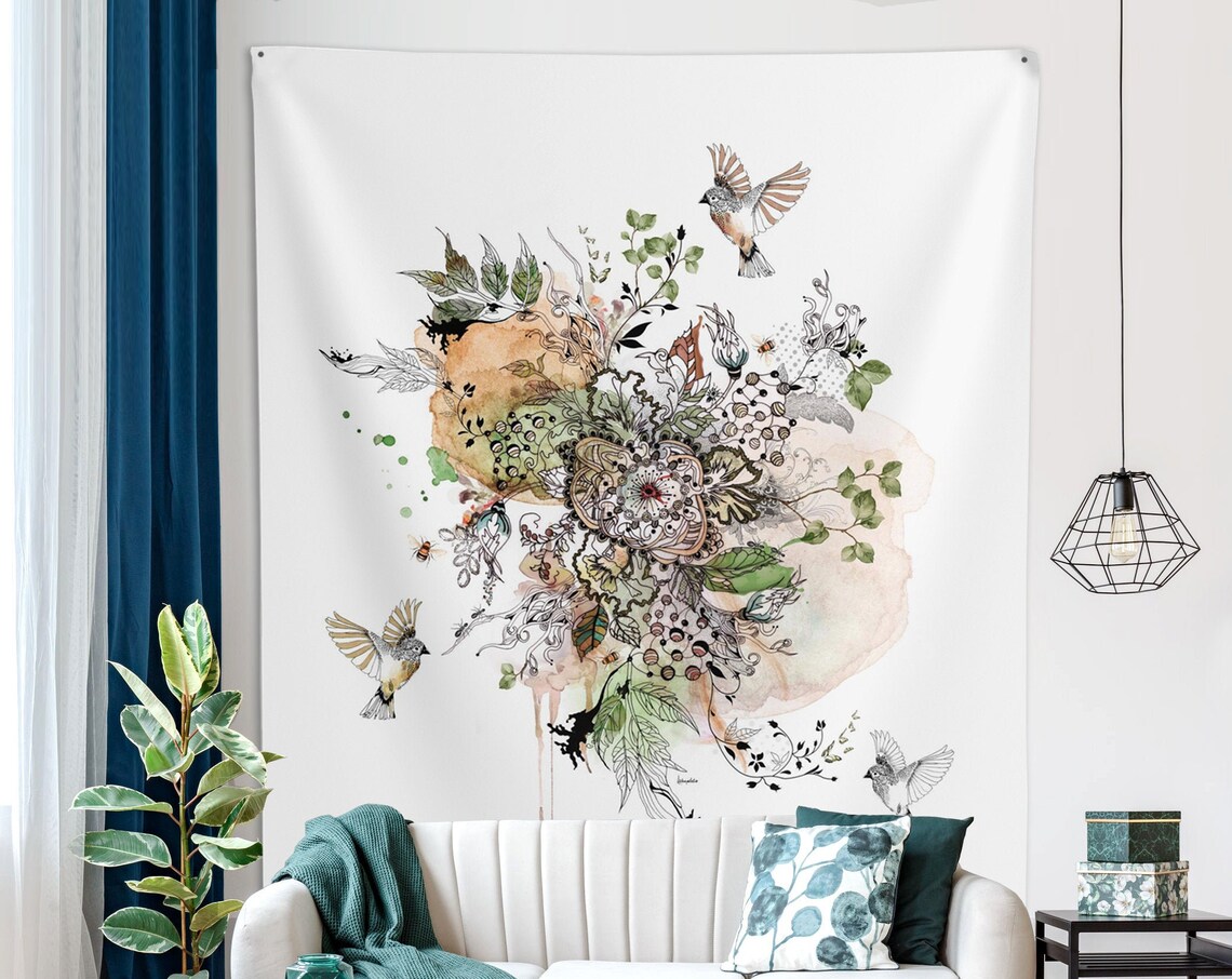 Mandala Boho Wall Tapestry, Modern Wall Decor - Image 2