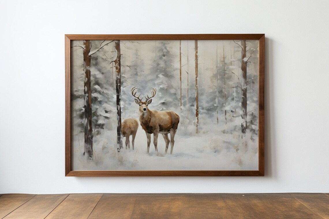 Silent Sentinels, Winters Graceful Guardians Art Print - Image 4