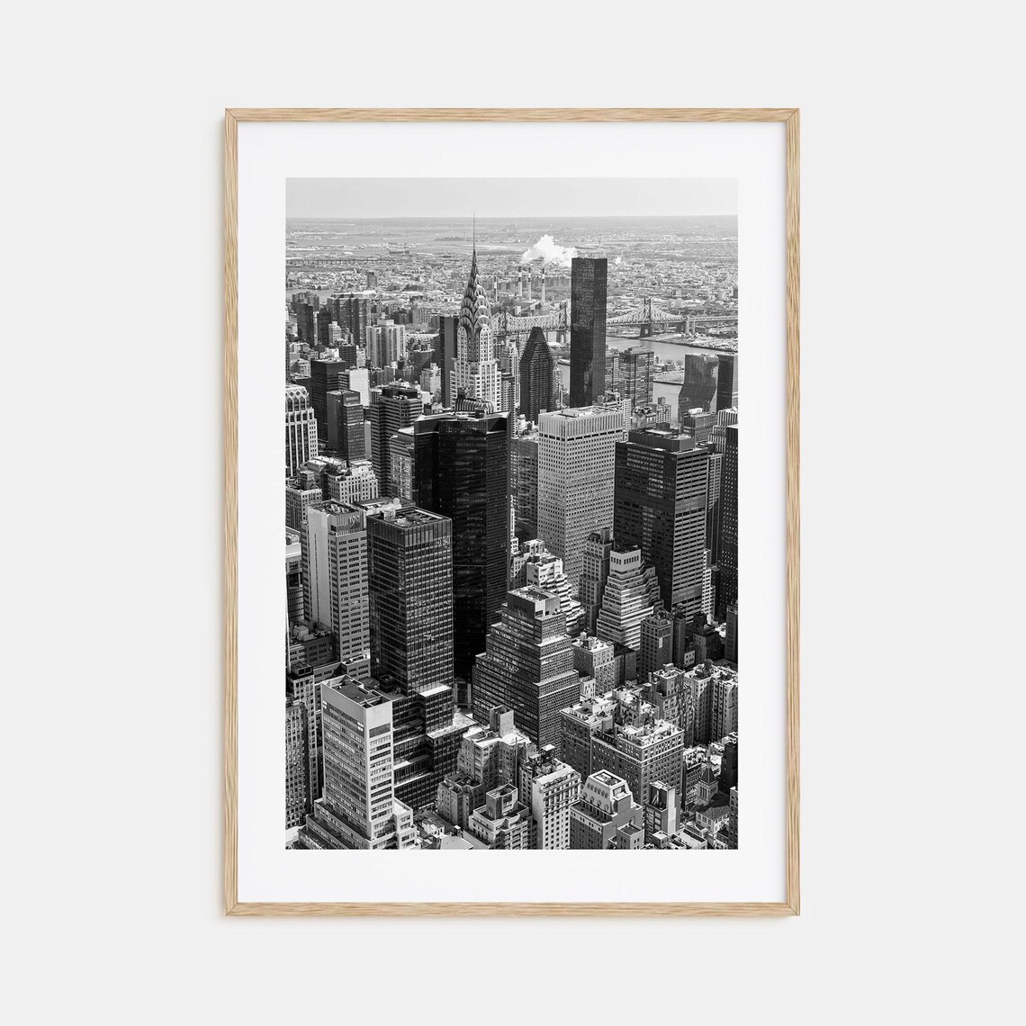 New York City Black And White Travel Poster, No. 2