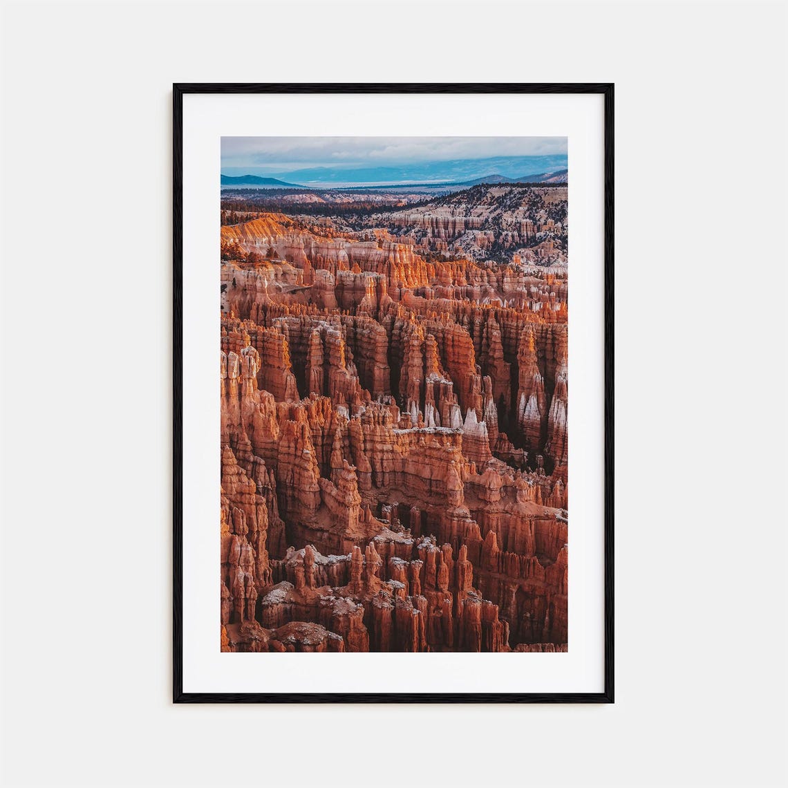 Bryce Canyon Hoodoos Sunset Red Rock National Park Art Poster