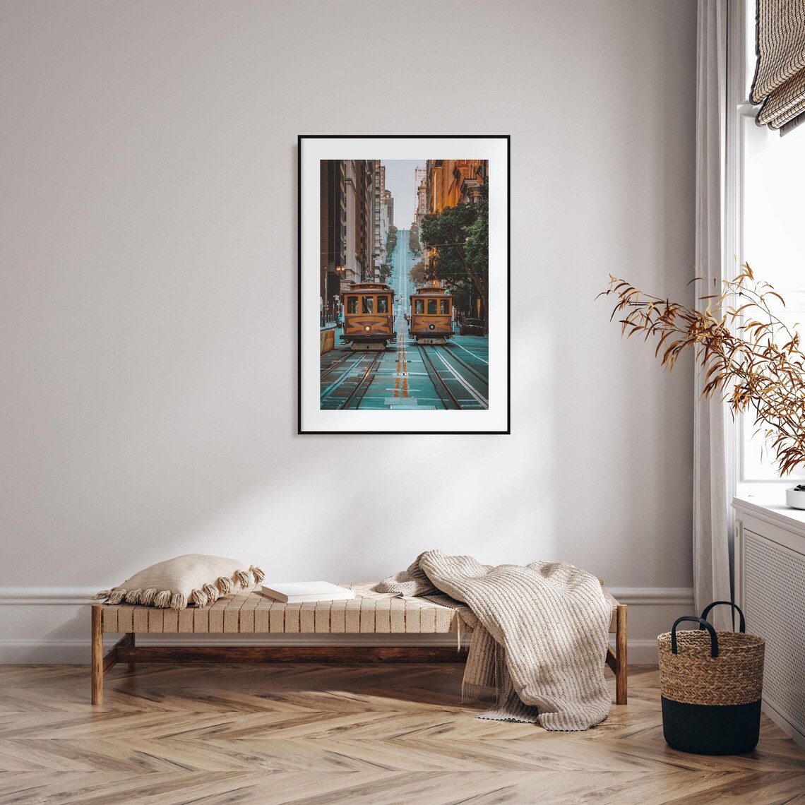 San Francisco Colorful Travel Poster, Street Map - Image 2