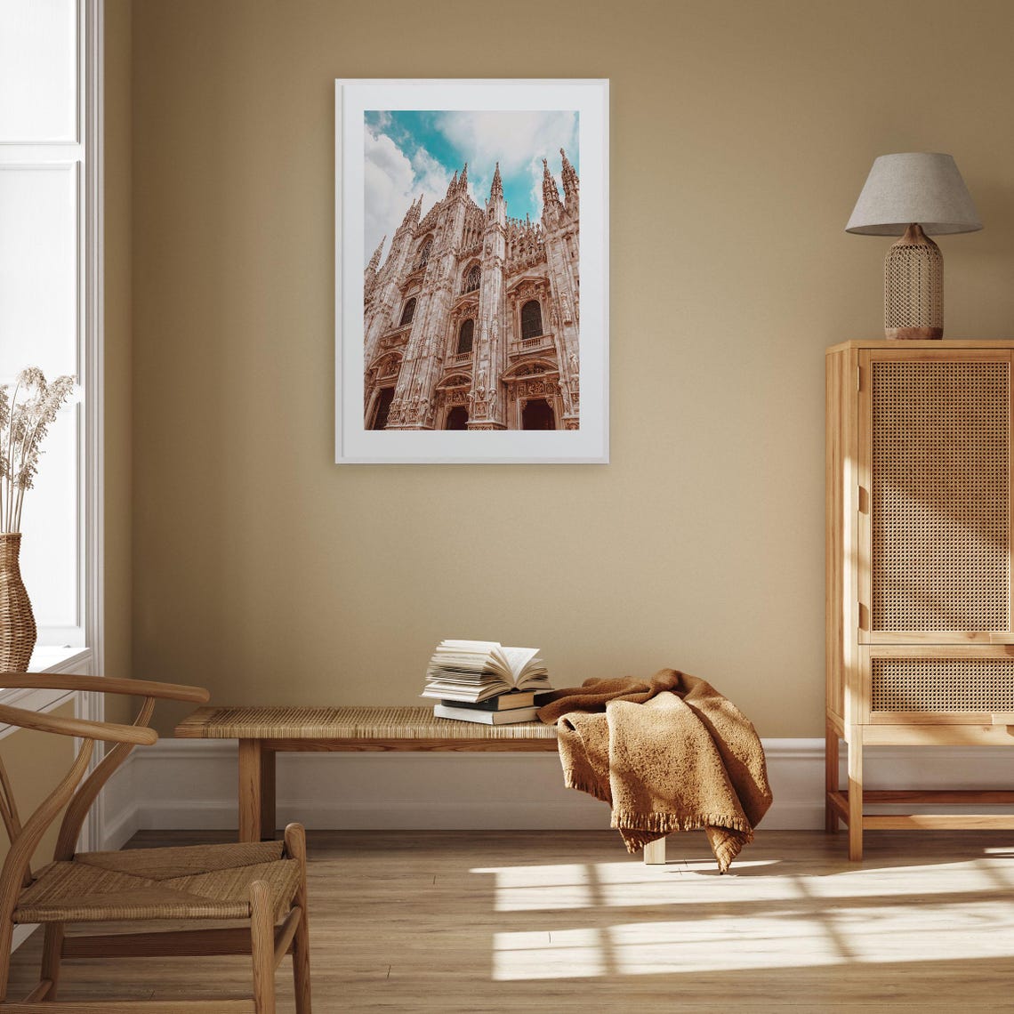 Milan Cathedral Duomo Gothic Marble Spires Facade Italy Poster - Image 3