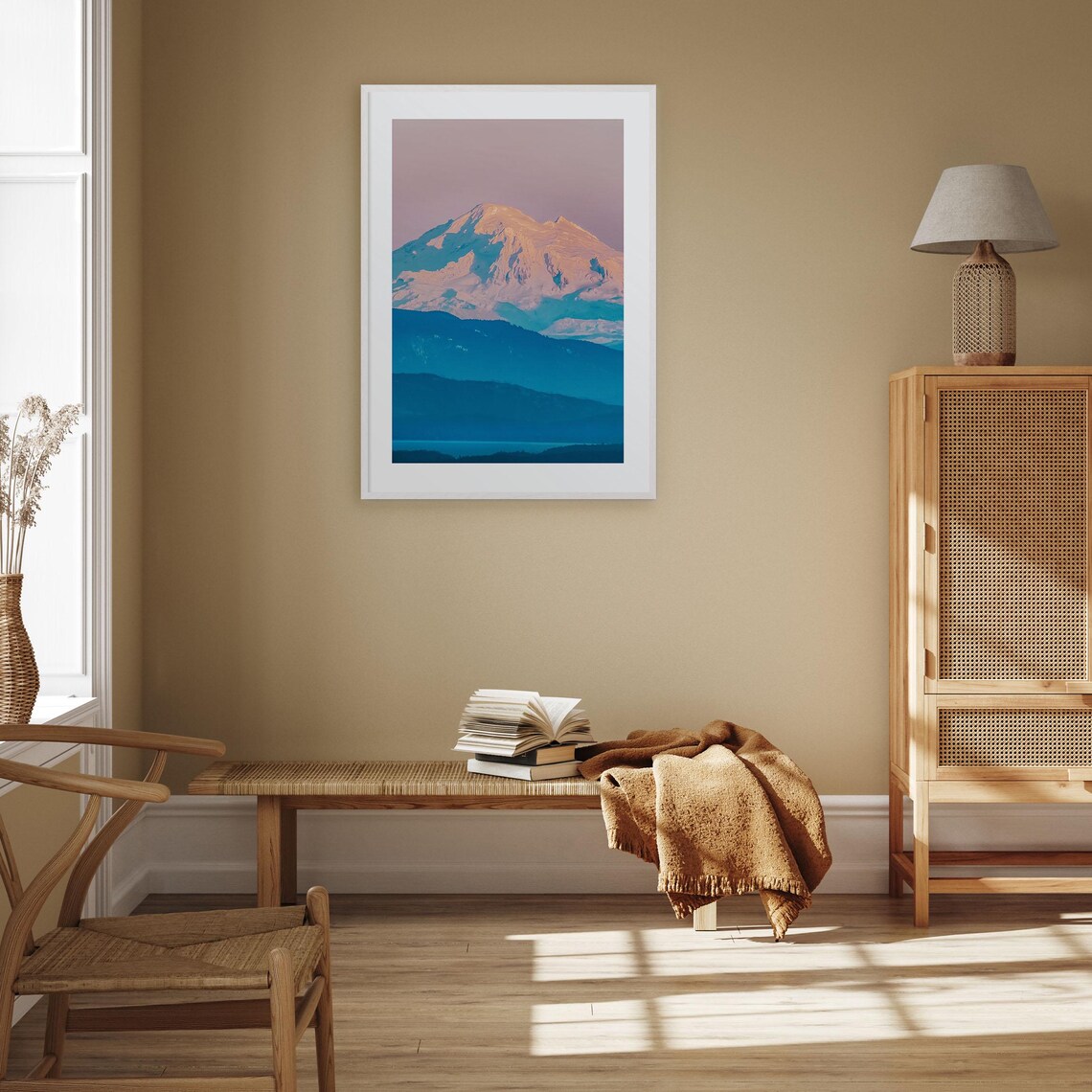 Mount Baker Travel Poster, City Map Wall Art - Image 2