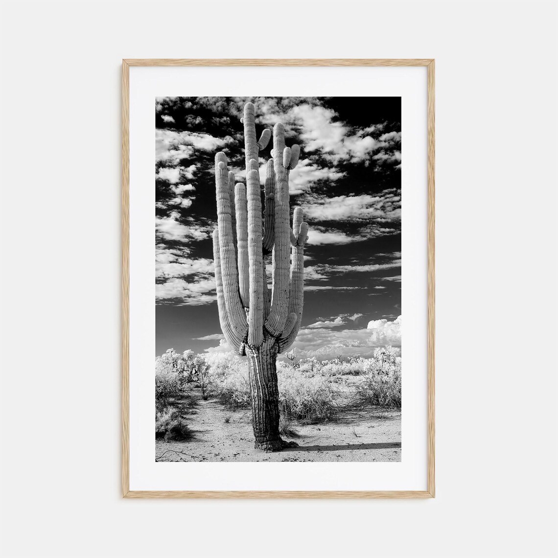 Arizona Black And White Travel Poster, Map Art
