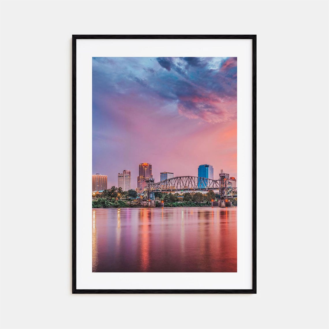 Little Rock Colorful Poster Print Little Rock Photo Wall Art Little Rock Wall Decor Travel Print Little Rock Street Map Poster City Map