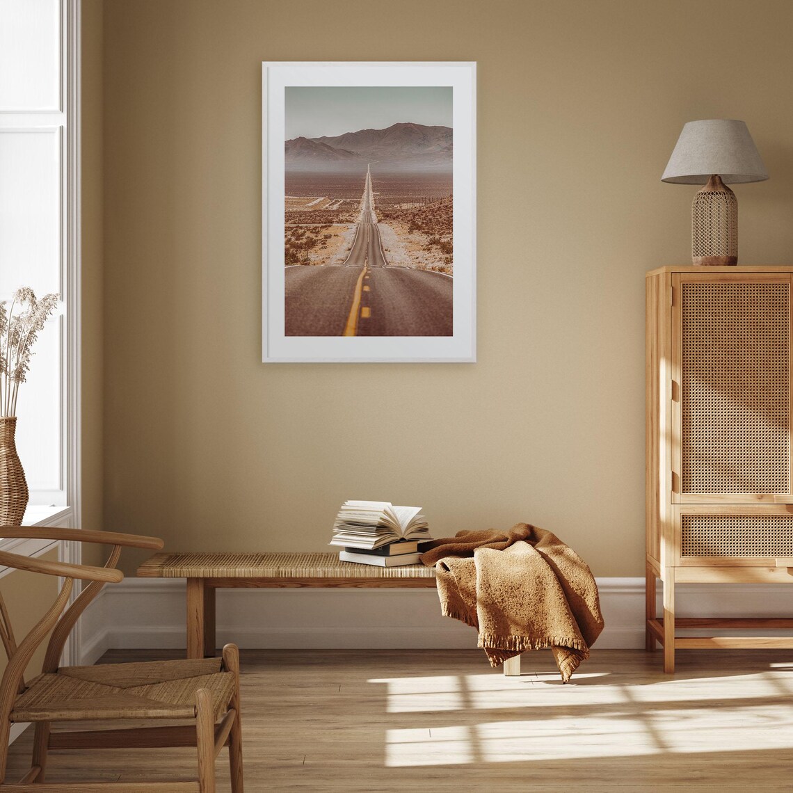 Death Valley Travel Poster, Colorful Street Map Print - Image 3