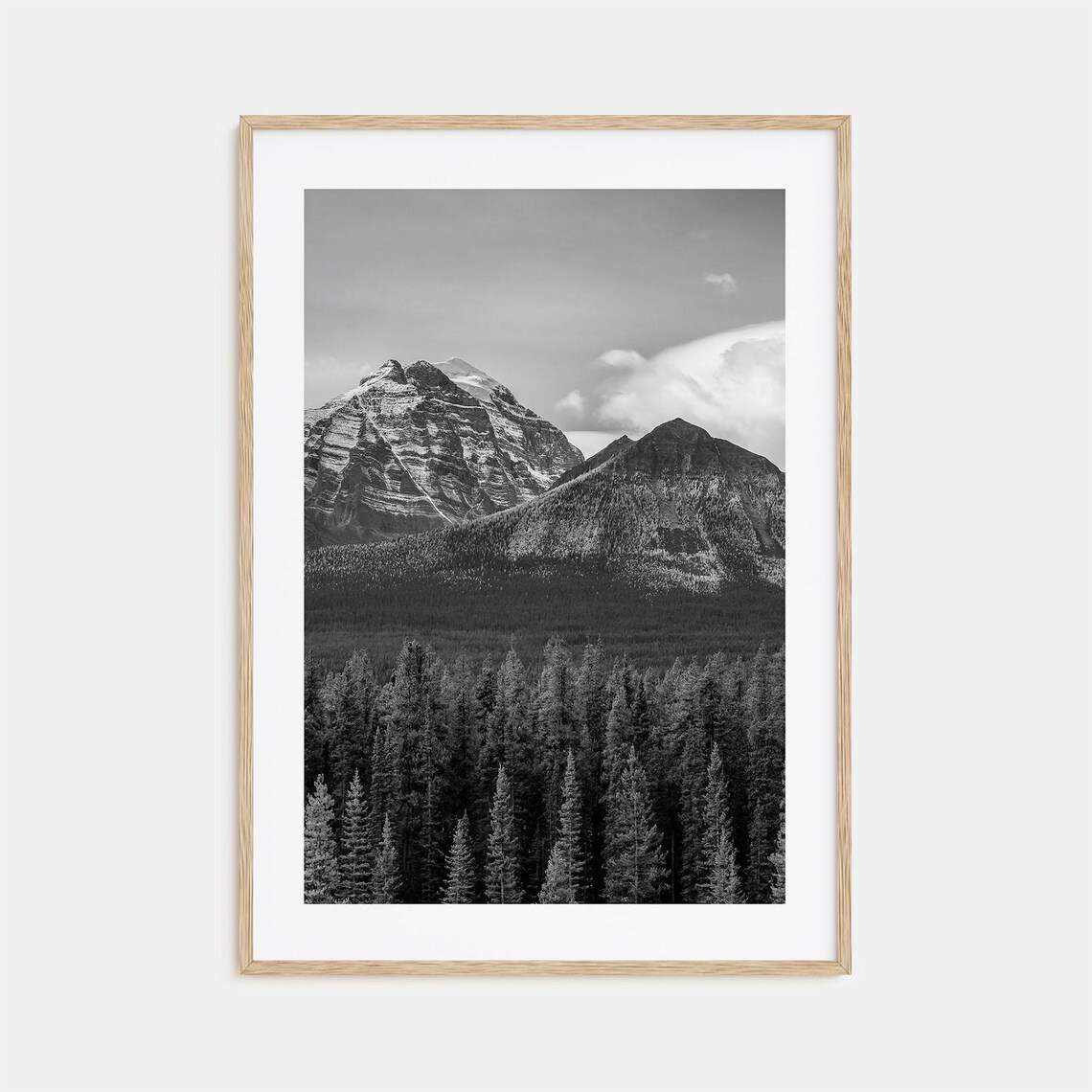 Alberta Travel Poster, Black And White Map Art