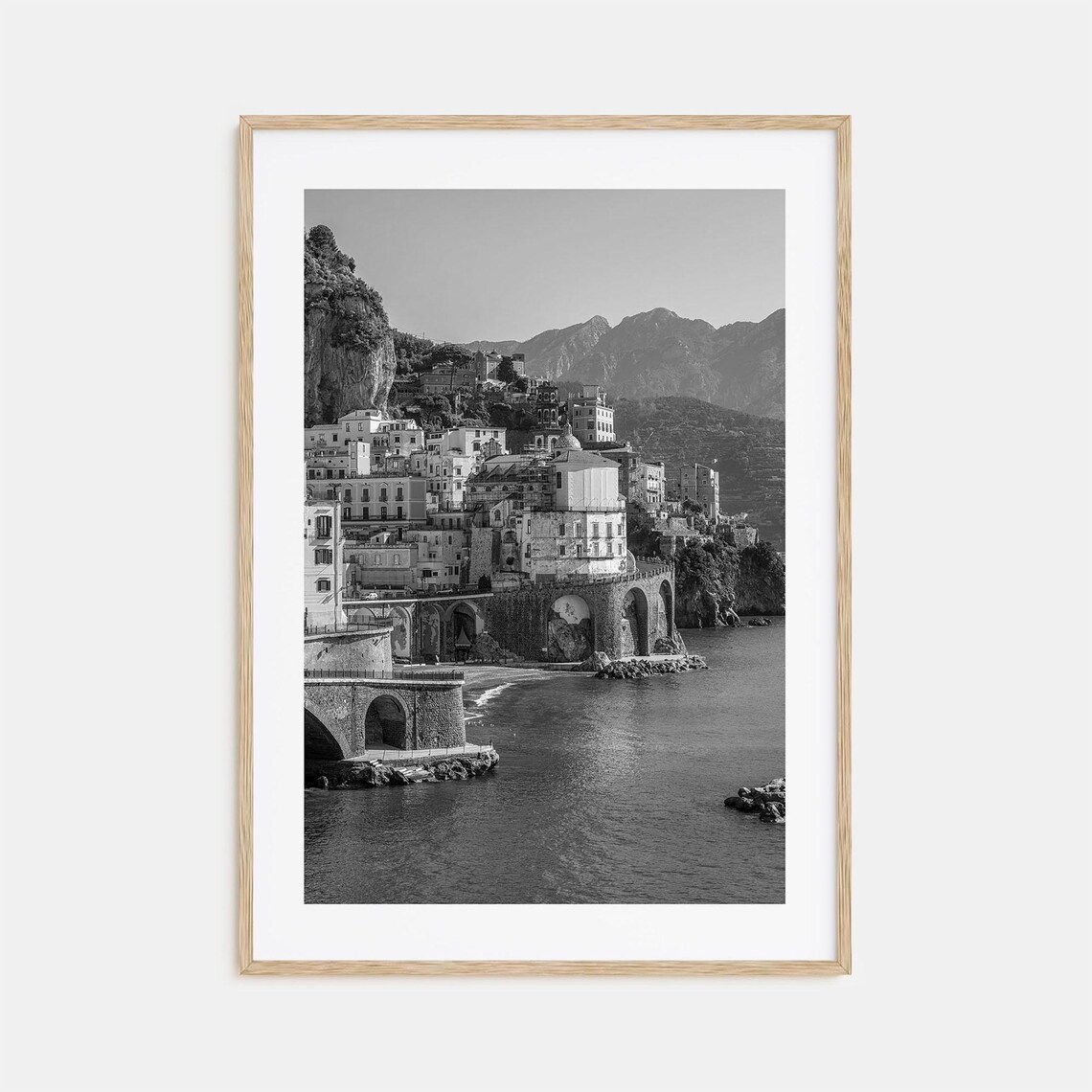 Amalfi Photo Poster Print Amalfi Black And White Wall Art Amalfi Wall Photography Amalfi Travel Amalfi Map Poster