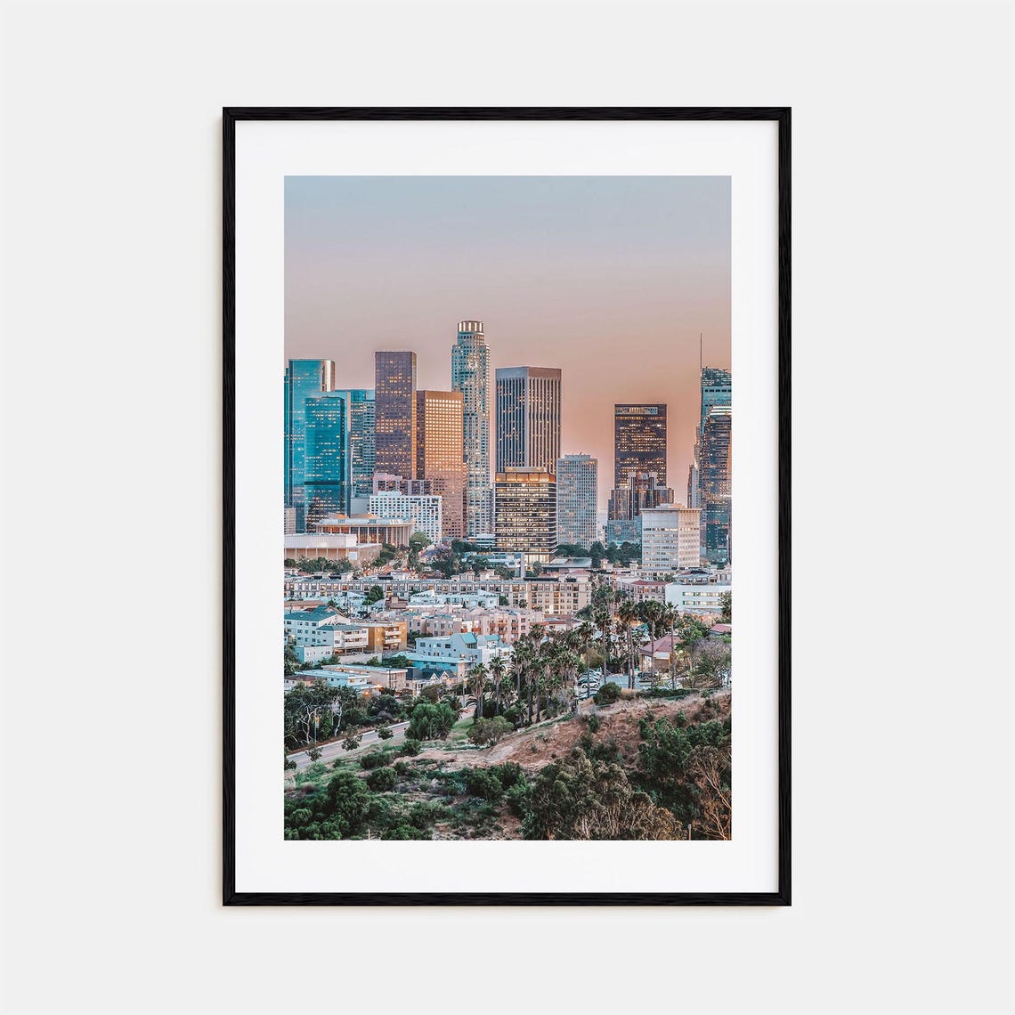 Los Angeles Colorful Poster Print No 5 Los Angeles Photo Art Wall Decor Los Angeles Travel Print Los Angeles Street Map Poster City Map