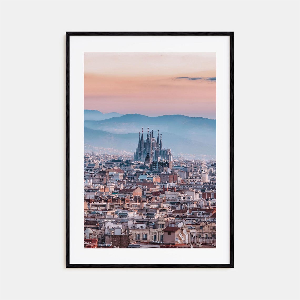 Barcelona Colorful Poster Print No 3 Barcelona Photo Art Barcelona Decor Barcelona Travel Print Barcelona Street Map Poster City Map