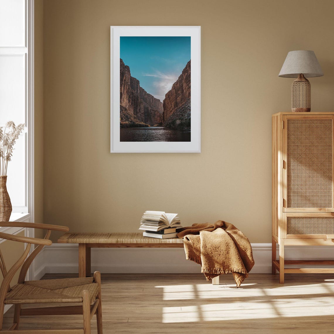 Big Bend National Park Poster Santa Elena Canyon River Landscape - Image 3