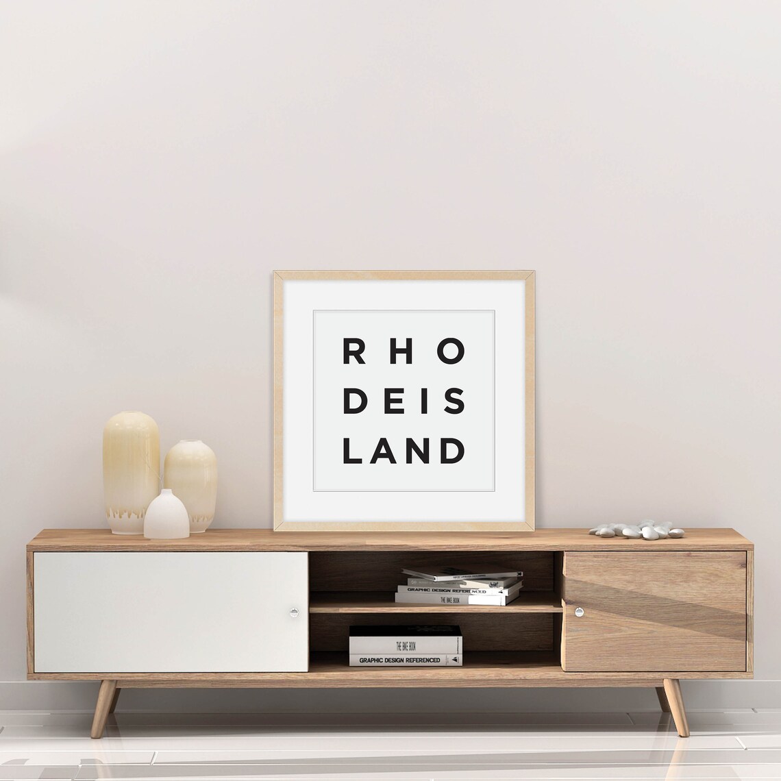 Rhode Island Poster Rhode Island Wall Art Black And White Minimalist State Decor Modern Rhode Island Print Ri - Image 2