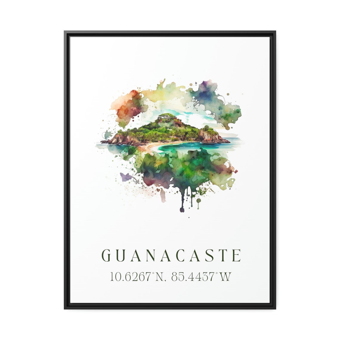 Guanacaste Costa Rica Travel Poster, Peninsula Papagayo - Image 3
